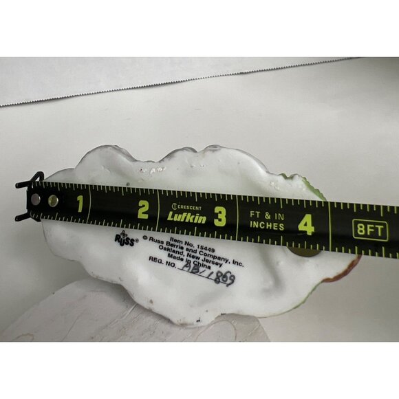 Russ Natures Song Black-Capped Chickadee Figurine Hand-Painted Porcelain Floral - Picture 7 of 11